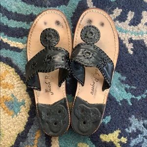 Jack Rogers Black Sandels